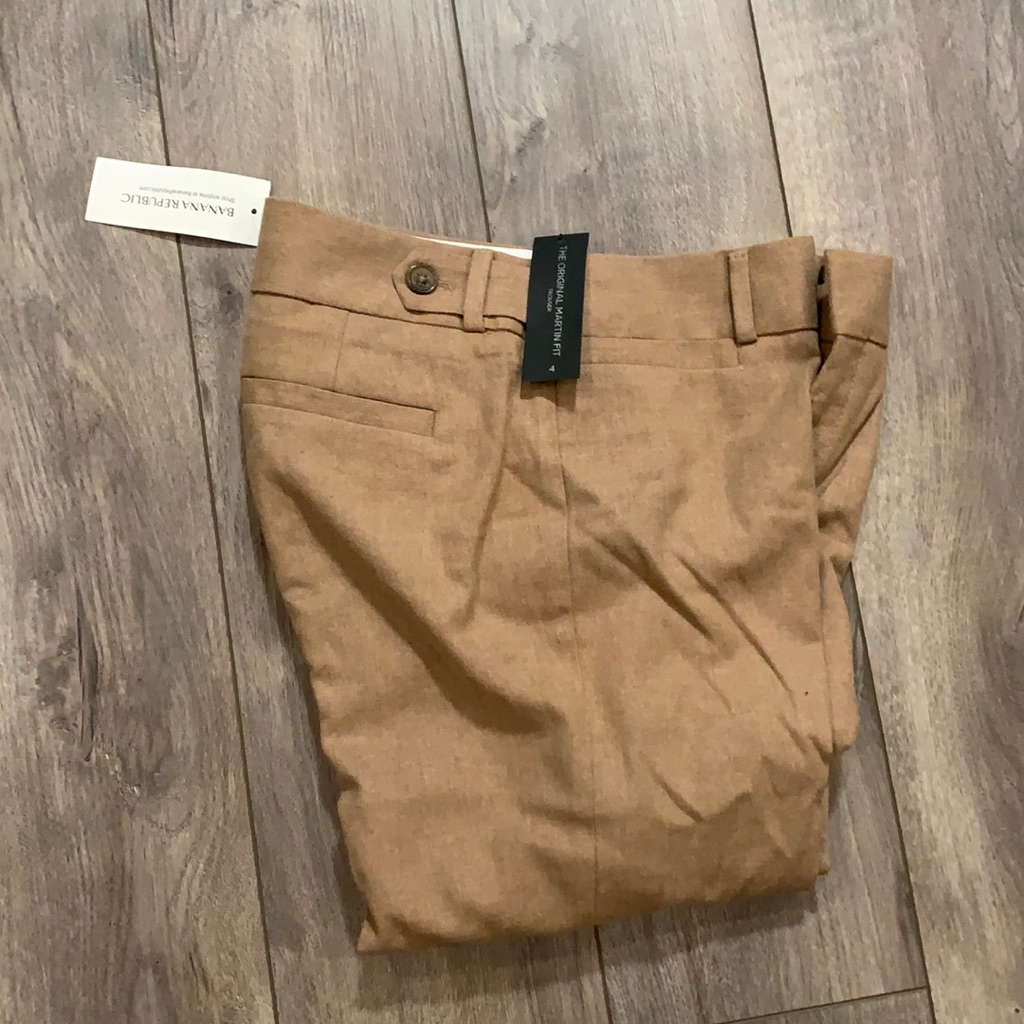 Brand New With Tags Banana Republic Original Martin Fit Trouser Size 4